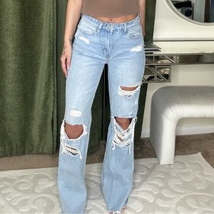 Flying Money Wide Leg jeans